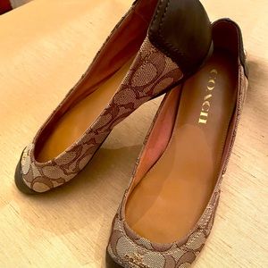 Coach ballet flats size 6